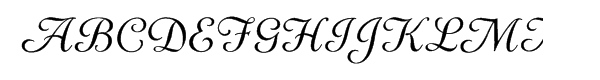 LTC Cloister Light Cursive Sample