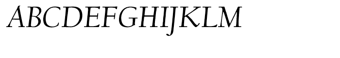 LTC Californian Text Italic Font UPPERCASE