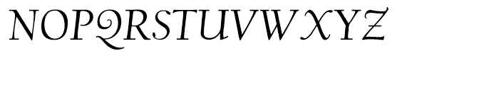 LTC Californian Text Italic Font UPPERCASE