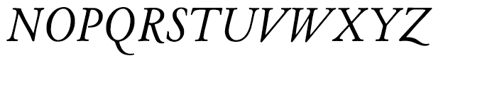 LTC Cloister Italic Font UPPERCASE