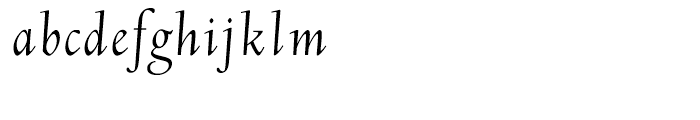 LTC Deepdene Italic Font LOWERCASE