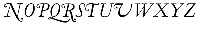 LTC Garamont Text Italic Swash Font UPPERCASE