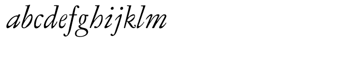LTC Garamont Text Italic Font LOWERCASE
