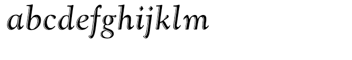 LTC Goudy Handtooled Italic Font LOWERCASE