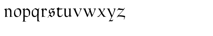 LTC Goudy Thirty Alt Font LOWERCASE