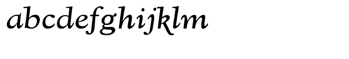 LTC Kennerley Bold Italic Font LOWERCASE