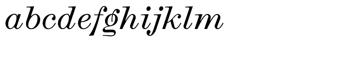 LTC Law Italic Font LOWERCASE