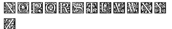 LTC Ornamental Initials Font UPPERCASE