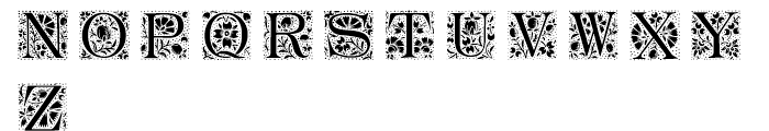 LTC Ornamental Initials Font LOWERCASE