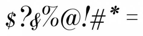LTC Bodoni 175 Italic Small Caps Font OTHER CHARS