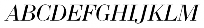 LTC Bodoni 175 Italic Small Caps Font UPPERCASE