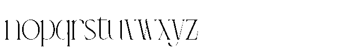 LT Verola Font LOWERCASE
