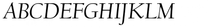 LTC Californian Display Italic Font UPPERCASE