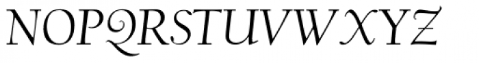 LTC Californian Display Italic Font UPPERCASE