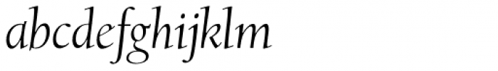 LTC Californian Display Italic Font LOWERCASE