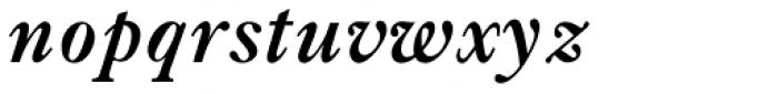 LTC Caslon Bold Italic Font LOWERCASE