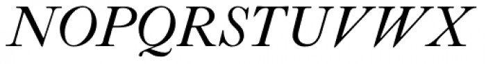 LTC Caslon Italic Font UPPERCASE