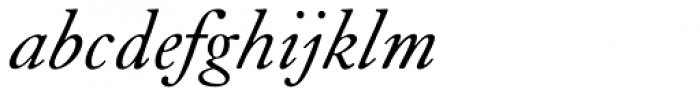 LTC Caslon Italic Font LOWERCASE