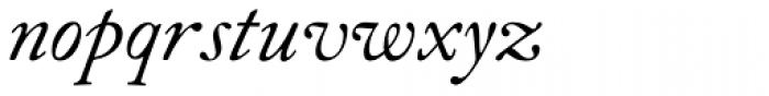 LTC Caslon Long Italic Font LOWERCASE