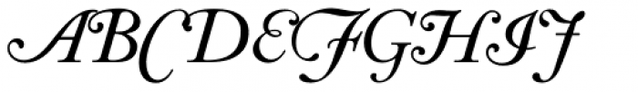 LTC Caslon Long Swash Font UPPERCASE