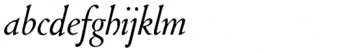 LTC Cloister Italic Font LOWERCASE