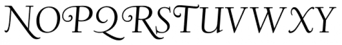 LTC Deepdene Italic Swash Font UPPERCASE