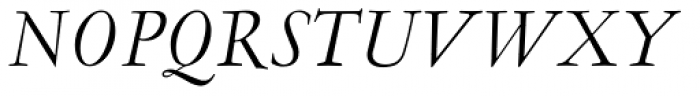 LTC Garamont Display Italic OSF Font UPPERCASE