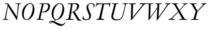 LTC Garamont Text Italic Font UPPERCASE