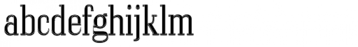 LTC Glamour Woodtype Font LOWERCASE