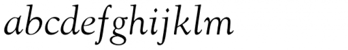LTC Goudy Oldstyle Italic Font LOWERCASE