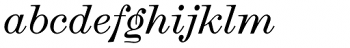 LTC Law Italic Font LOWERCASE