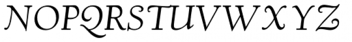 LTC Village No 2 Pro Italic Font UPPERCASE