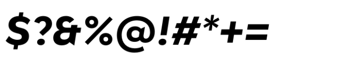 Lto.Unicore Lab Extra Bold Italic Font OTHER CHARS