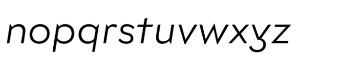 Lto.Unicore Lab Light Italic Font LOWERCASE