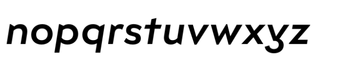 Lto.Unicore Lab Semi Bold Italic Font LOWERCASE