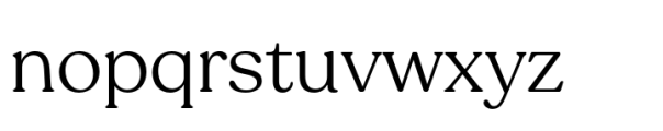 Ltt Recoleta Light Font LOWERCASE