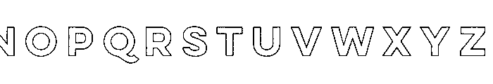 Lubaline Bold Font LOWERCASE