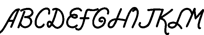 Lubaline Medium Font UPPERCASE