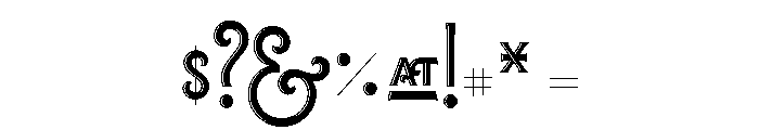 Lubaline Regular Shine Font OTHER CHARS