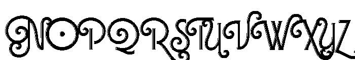 Lubaline Regular Shine Font UPPERCASE