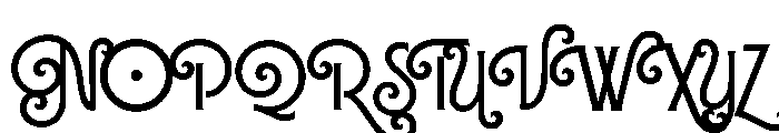Lubaline Regular Font UPPERCASE
