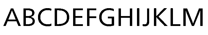 Lucida Console Light Font UPPERCASE