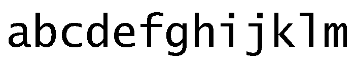 Lucida Console W1G Regular FONT