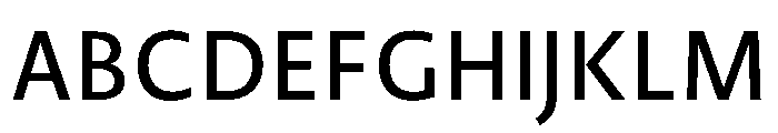 Lucida Grande Medium Font UPPERCASE