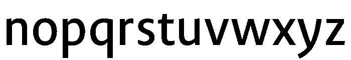 Lucida Grande Medium Font LOWERCASE