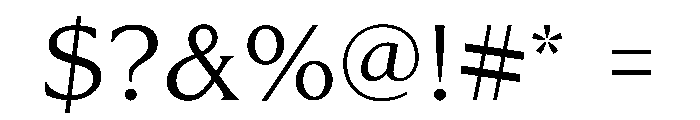 Lucy Rose Light Font OTHER CHARS