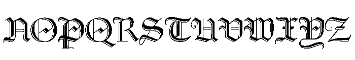 Luke Variable Regular Font UPPERCASE