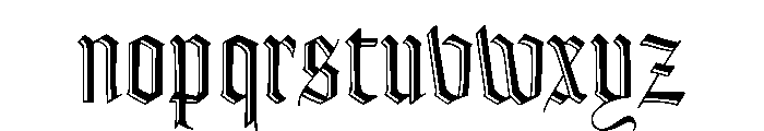 Luke Variable Regular Font LOWERCASE