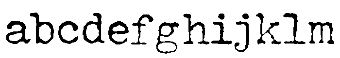Lumios Typewriter Regular FONT