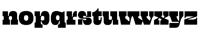 Lunatique Rounded Extra Bold Font LOWERCASE